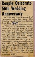 Braungard, Mr. and Mrs. Leo (56th Anniversary)